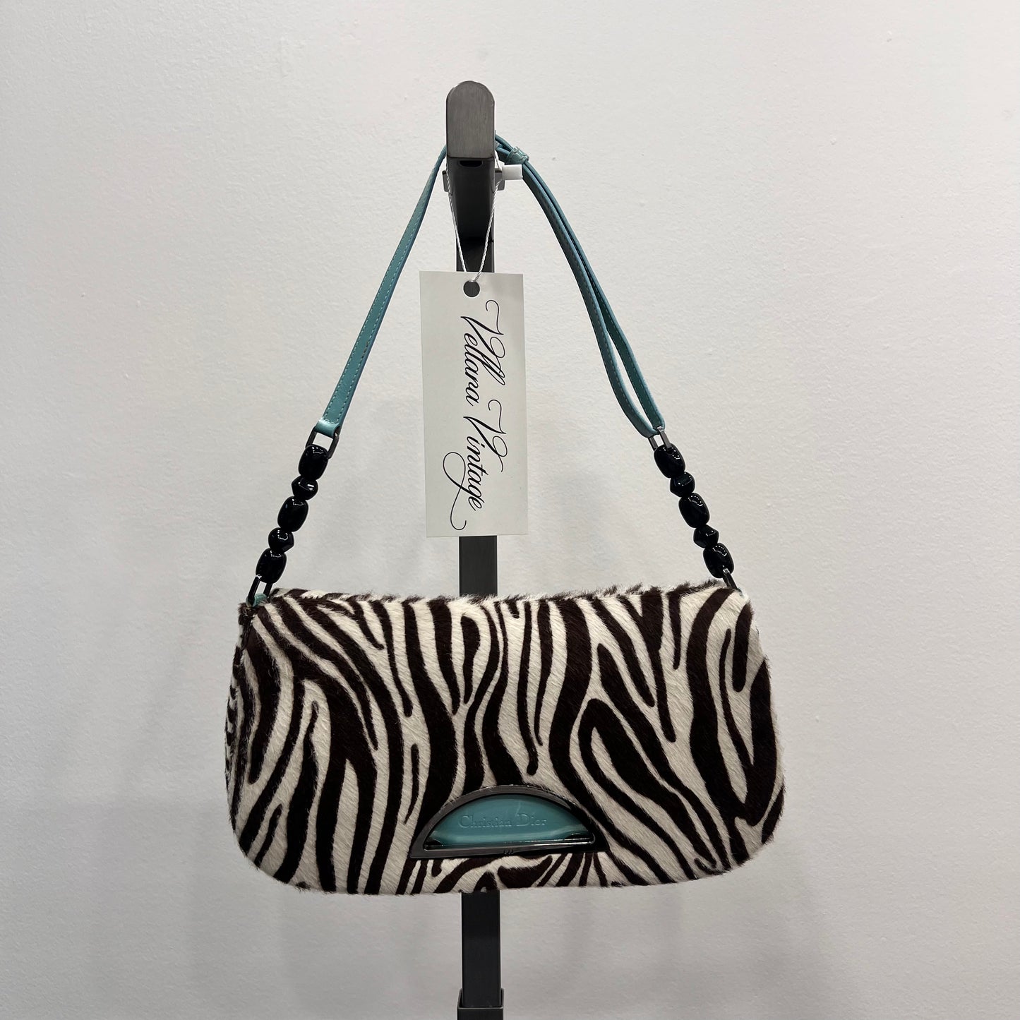 Dior Zebra Ponyhair Malice Bag