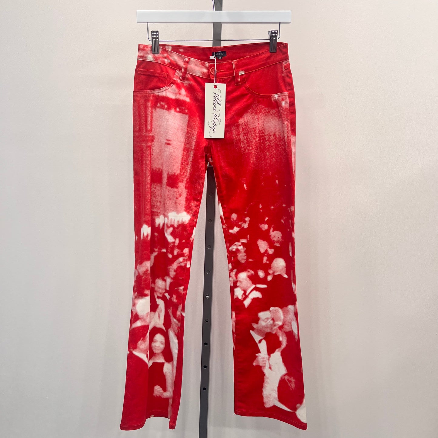 Red Graphic Jeans