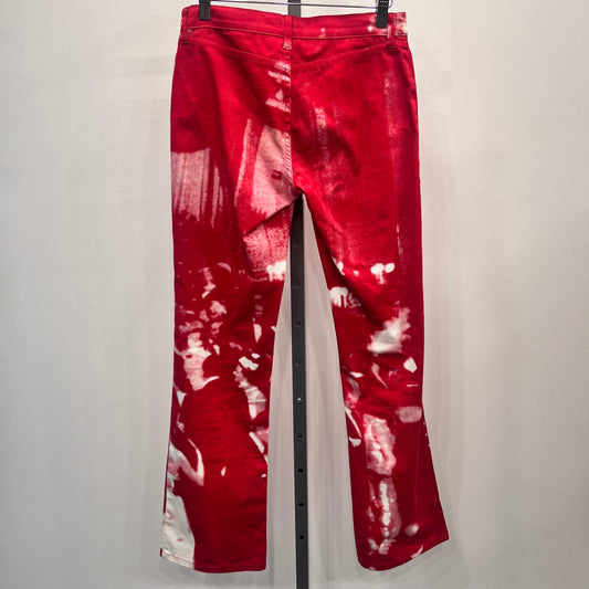 Red Graphic Jeans