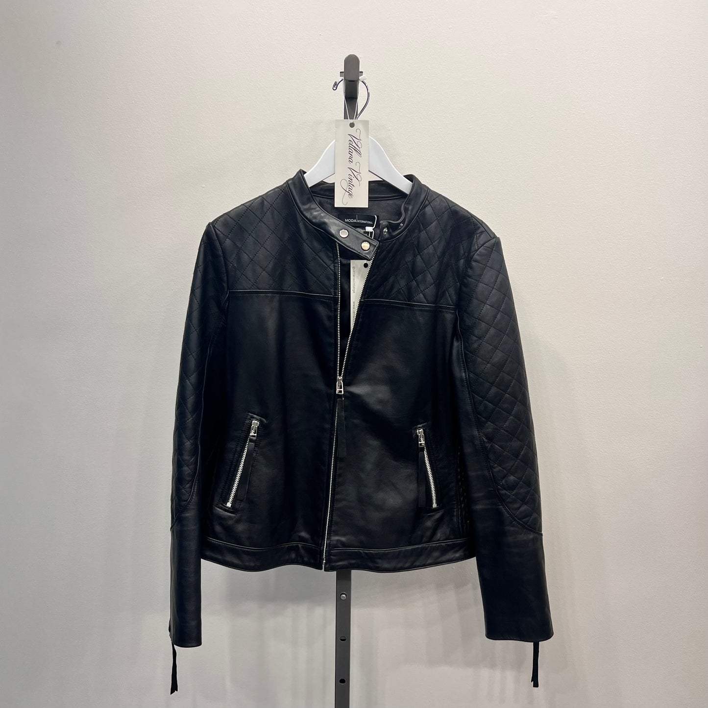 100% Genuine Quilted Leather Jacket