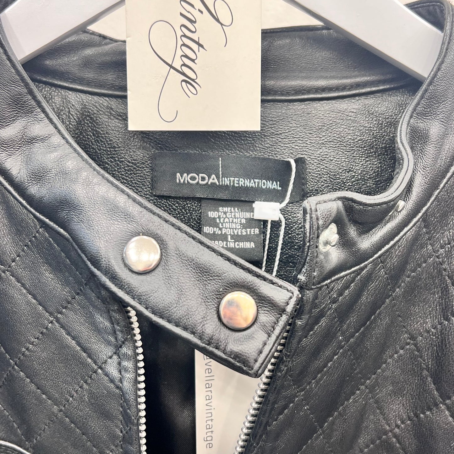 100% Genuine Quilted Leather Jacket
