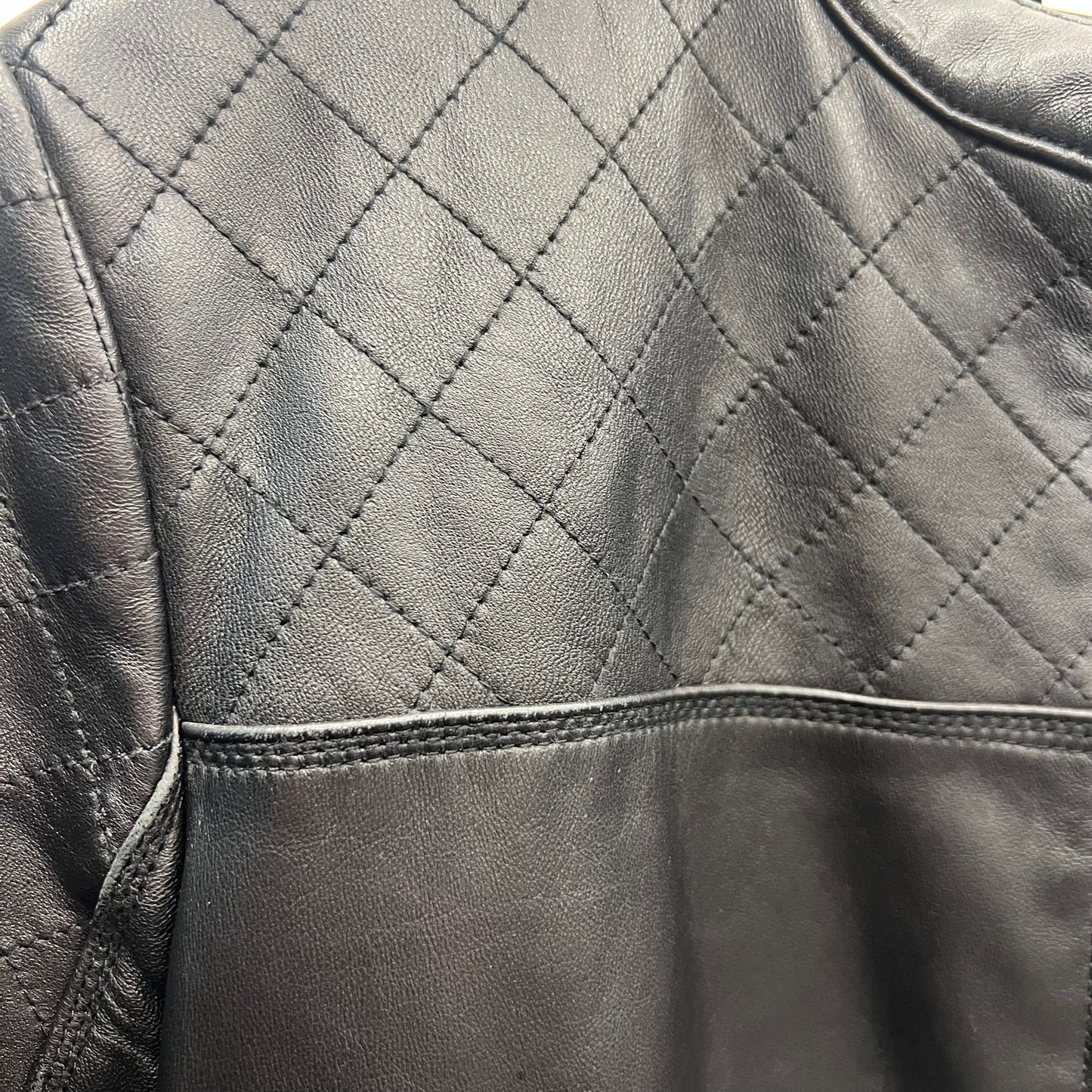 100% Genuine Quilted Leather Jacket
