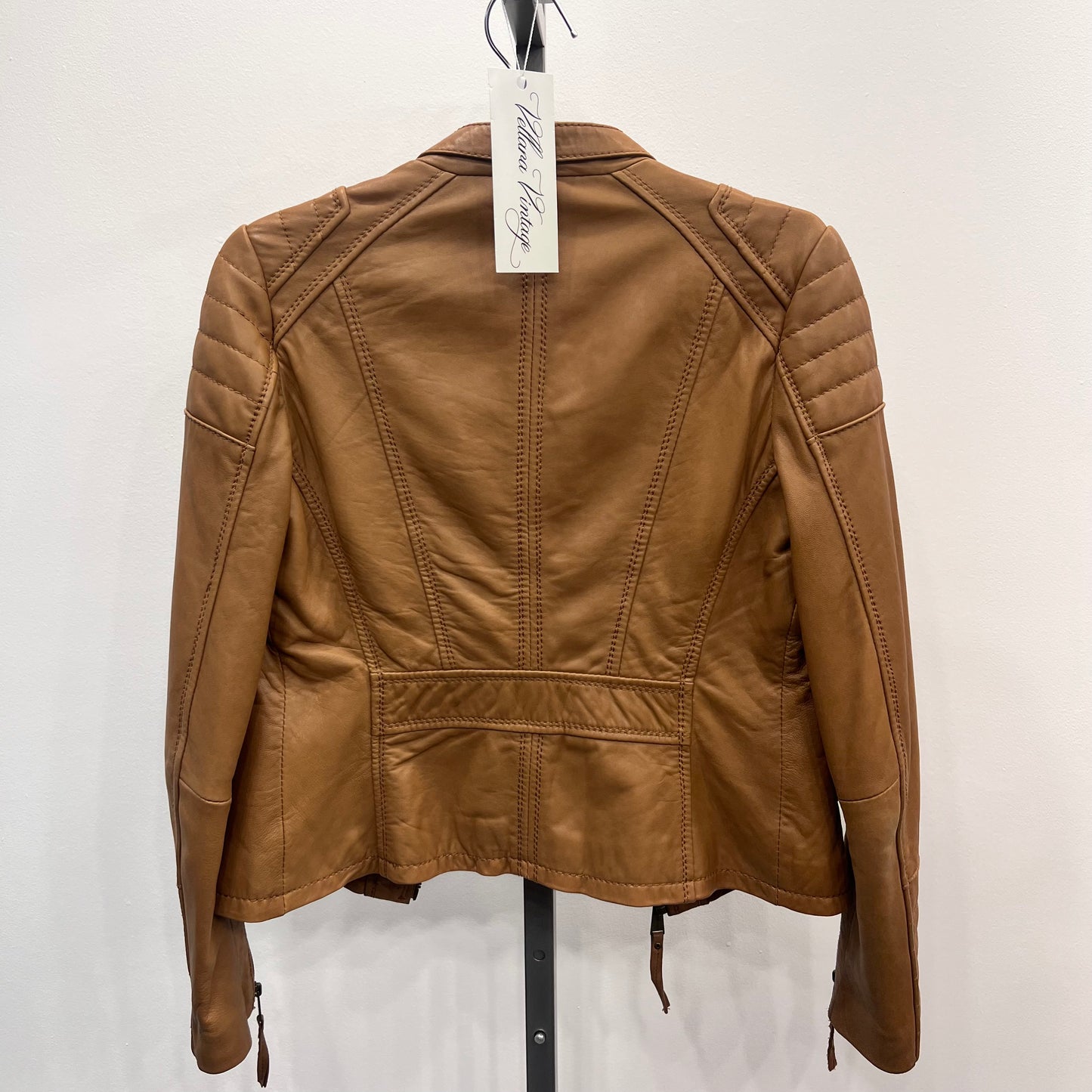 Tan Michael Kors Leather Jacket