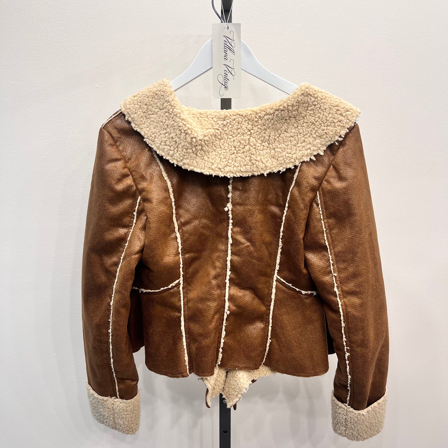 Vegan Leather and Teddy Jacket