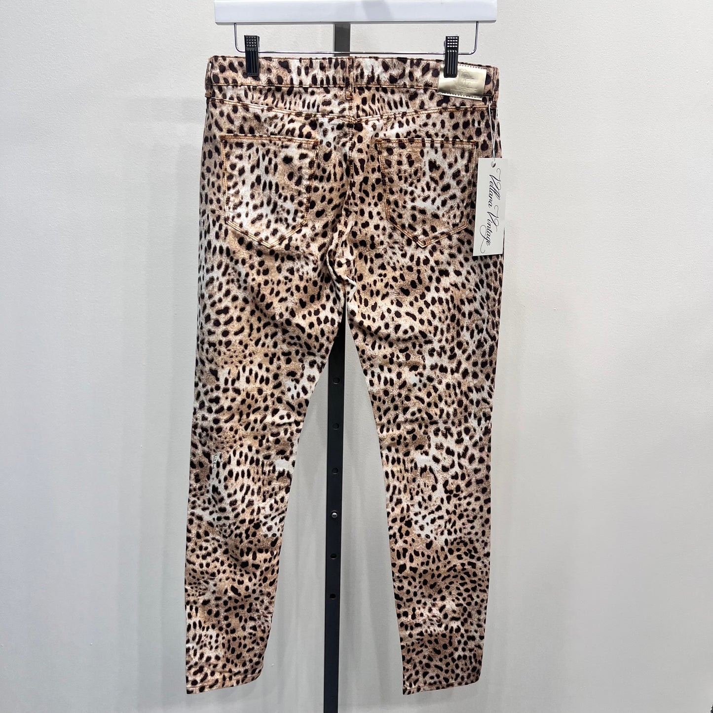 Cavalli Leopard Print Skinny Jeans