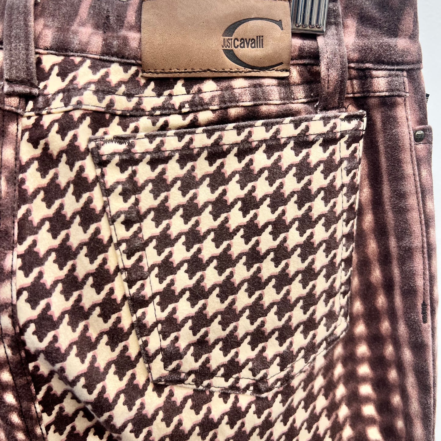 Cavalli Houndstooth Jeans