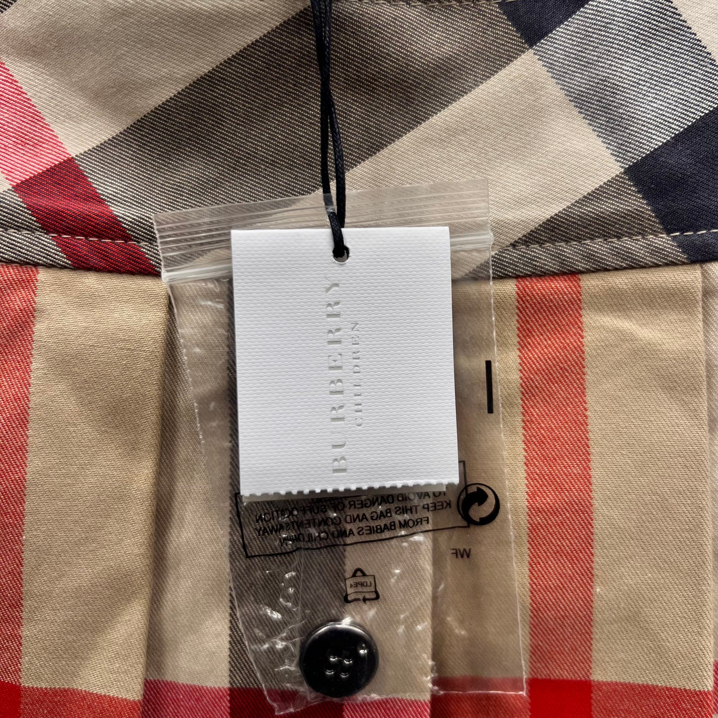 Burberry Plaid Pleated Mini Skirt