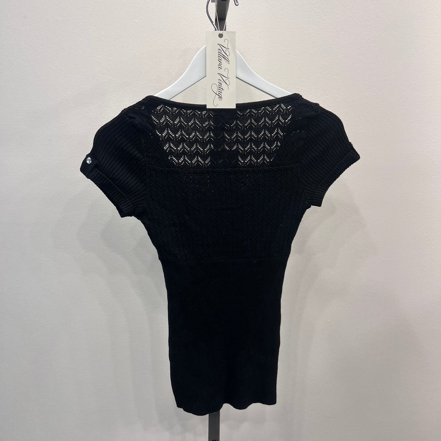 Bebe Knit Button Down Top