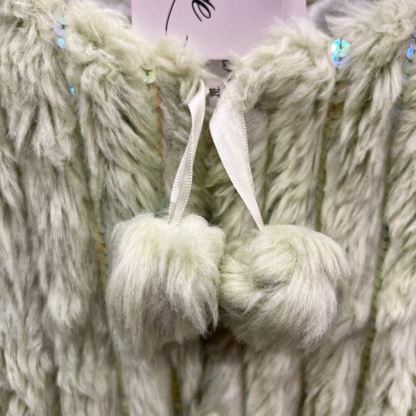 Faux Fur Cropped Cardigan