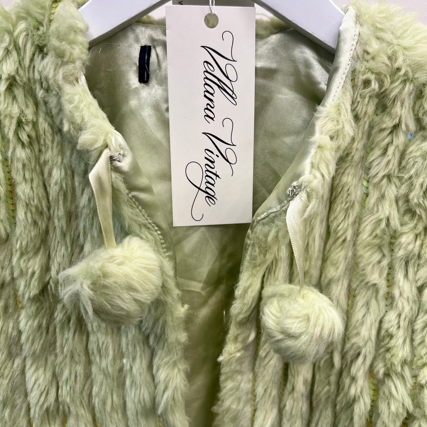 Faux Fur Cropped Cardigan