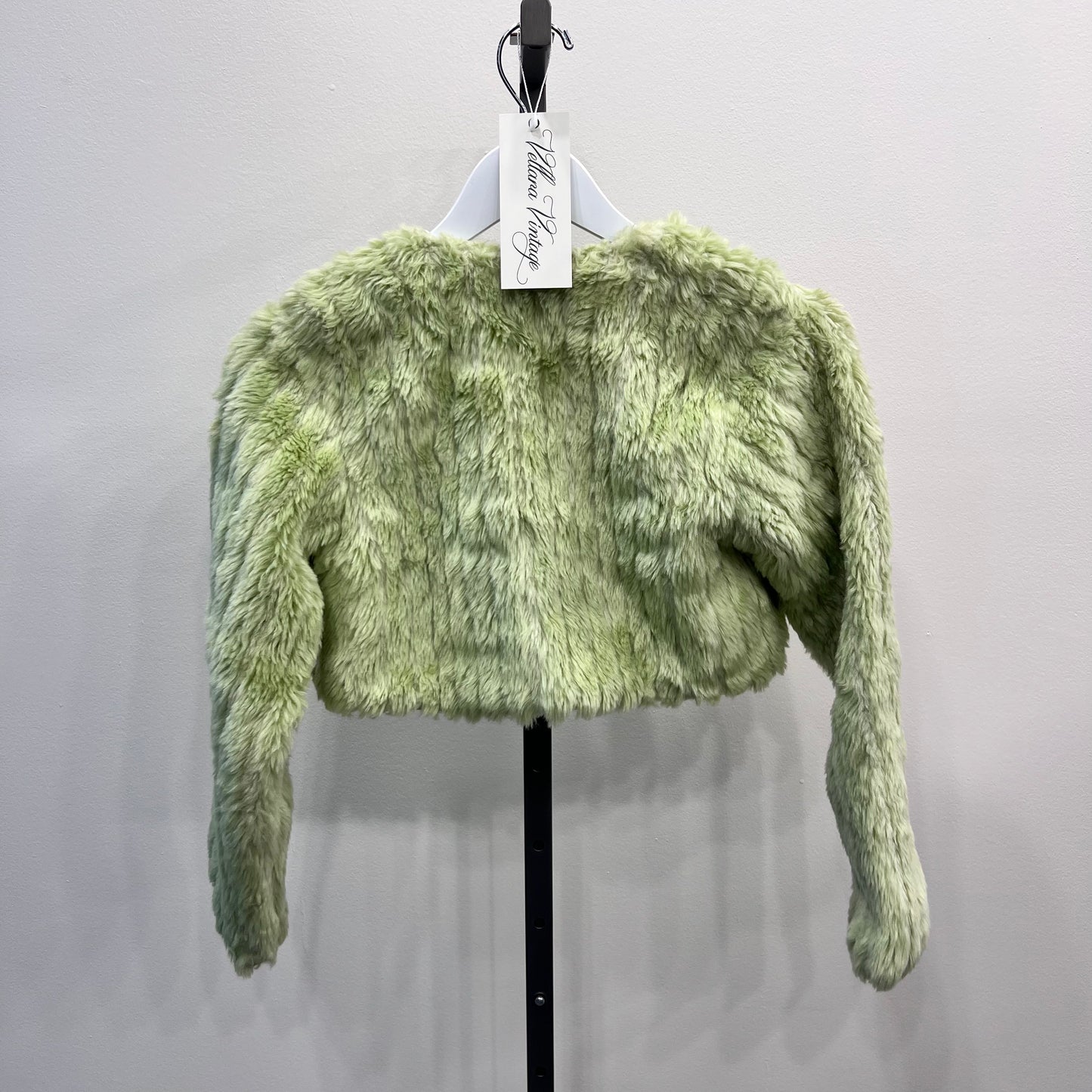 Faux Fur Cropped Cardigan