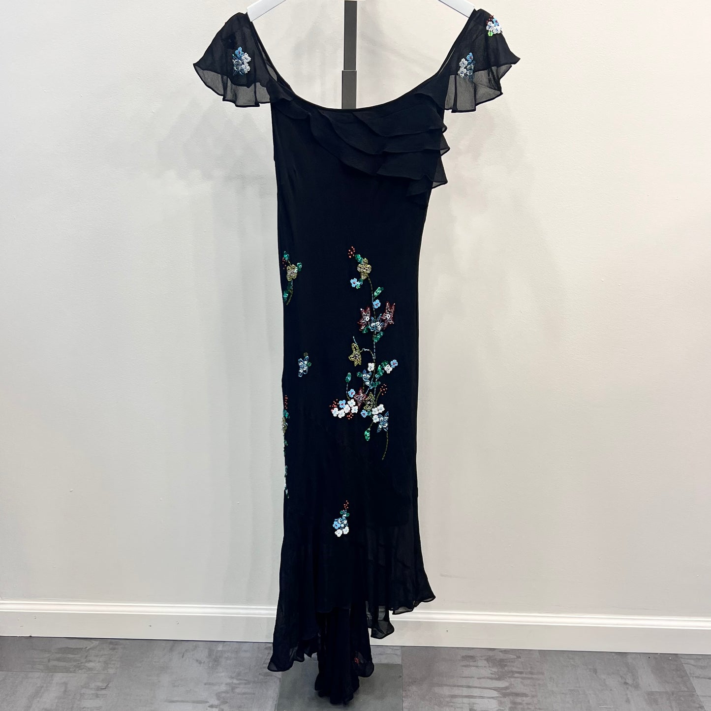 Sue Wong Beaded Maxi Dress