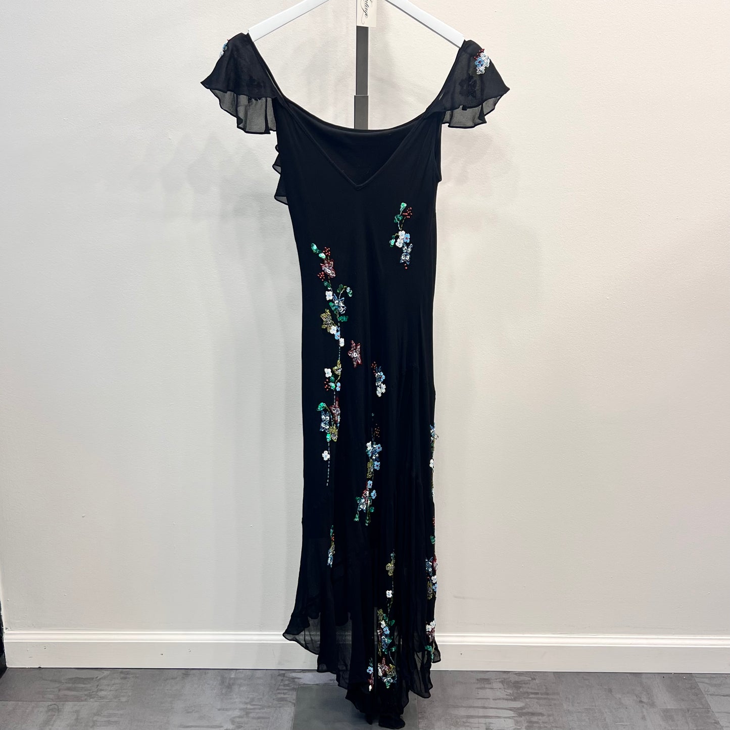 Sue Wong Beaded Maxi Dress