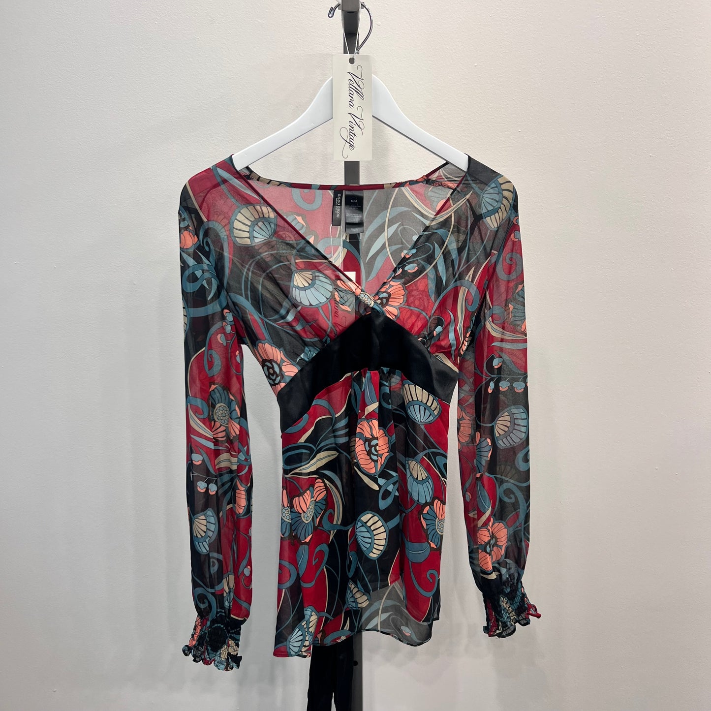 Long Sleeve Tie-back Top