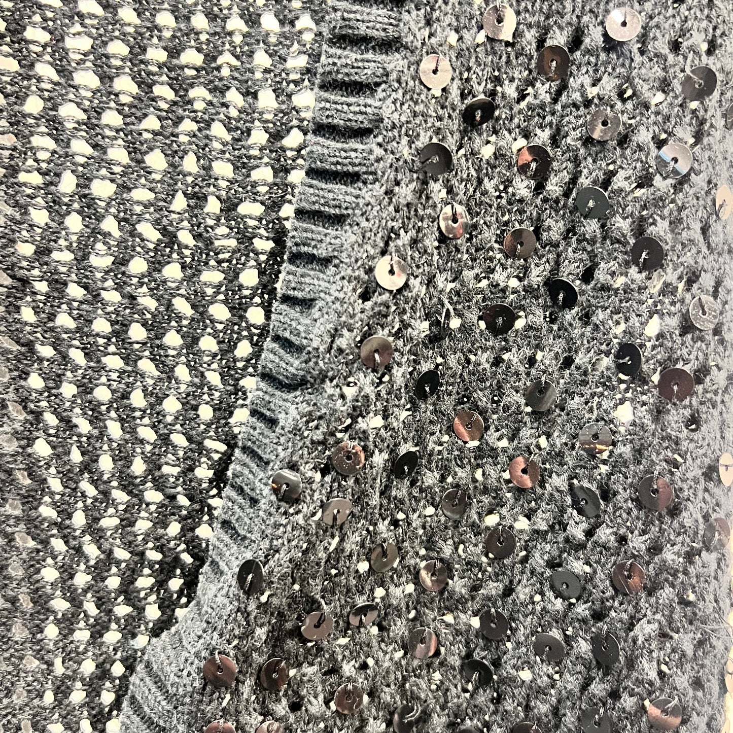 Black Sequin Bolero Shrug