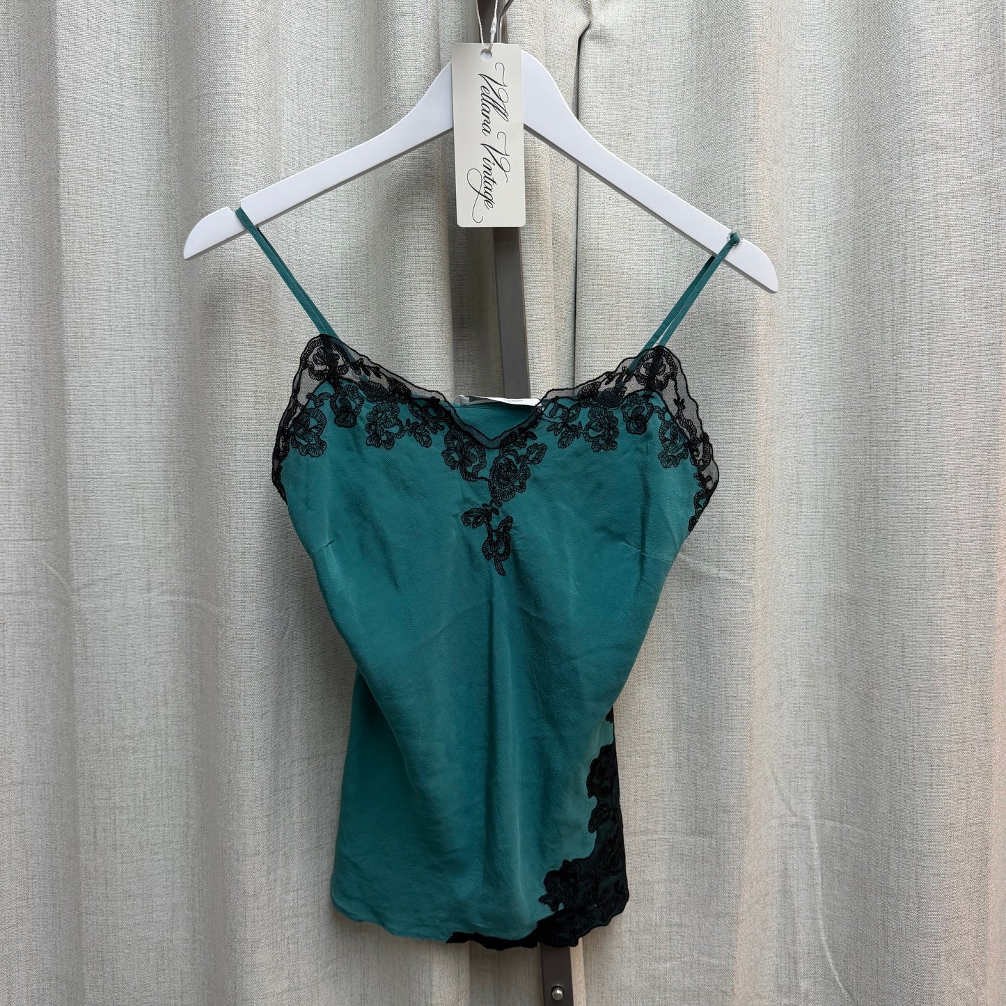 Cote Femme Teal Silk Cami