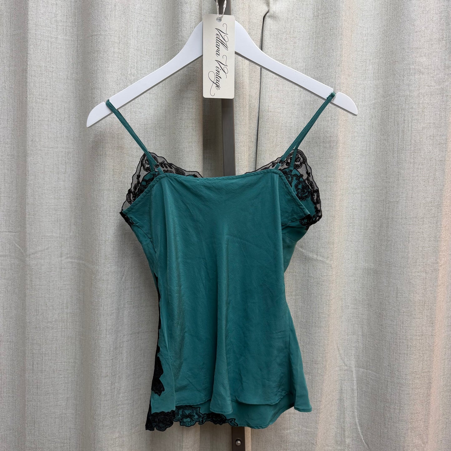 Cote Femme Teal Silk Cami