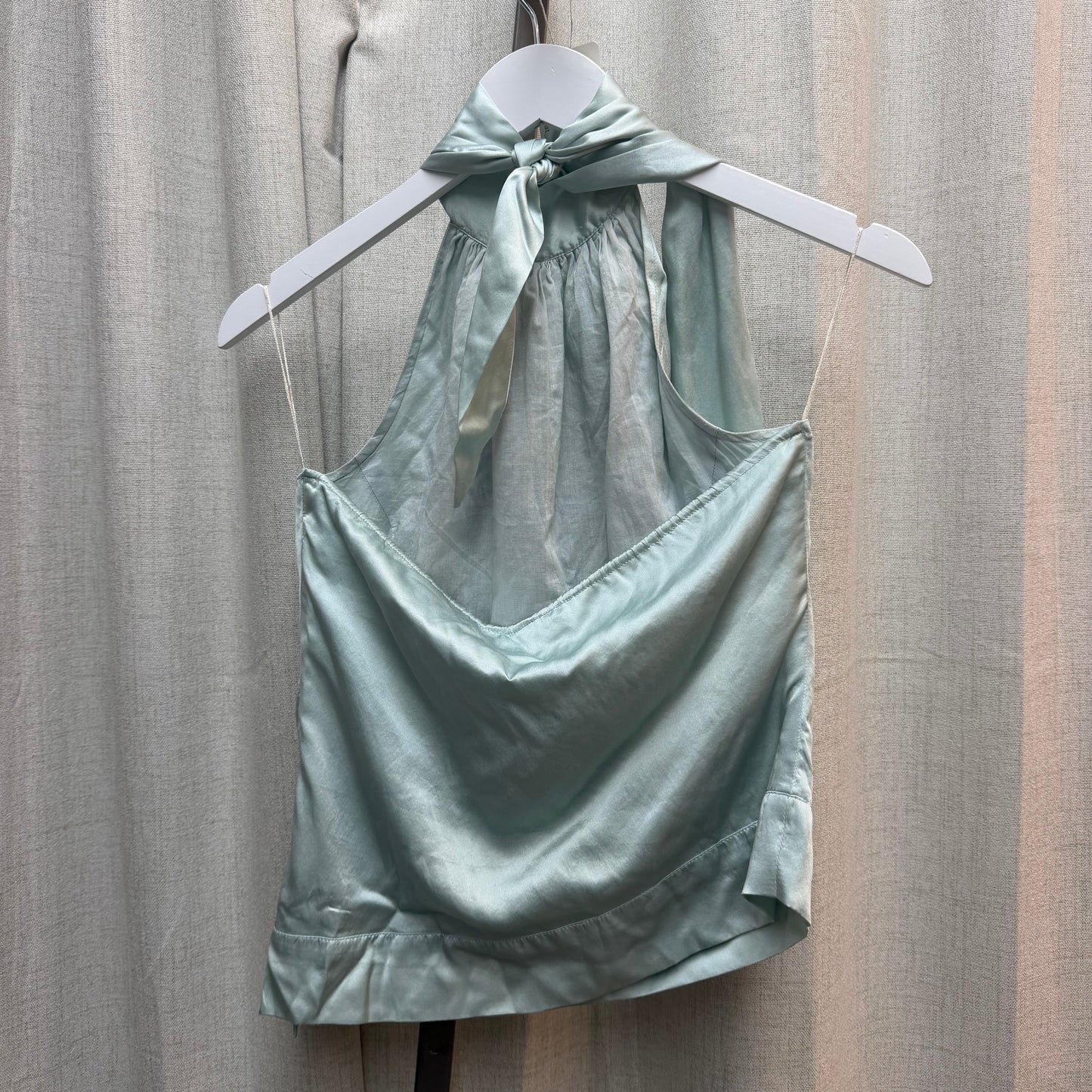 Baby Blue Embroidered Silk Set
