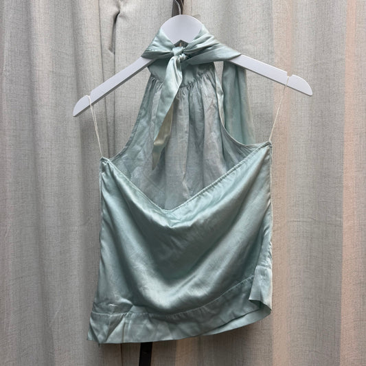 Baby Blue Embroidered Silk Set