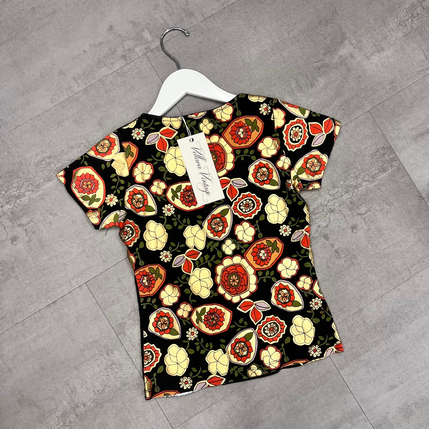 Gold & Silver Custo Barcelona Graphic Tee
