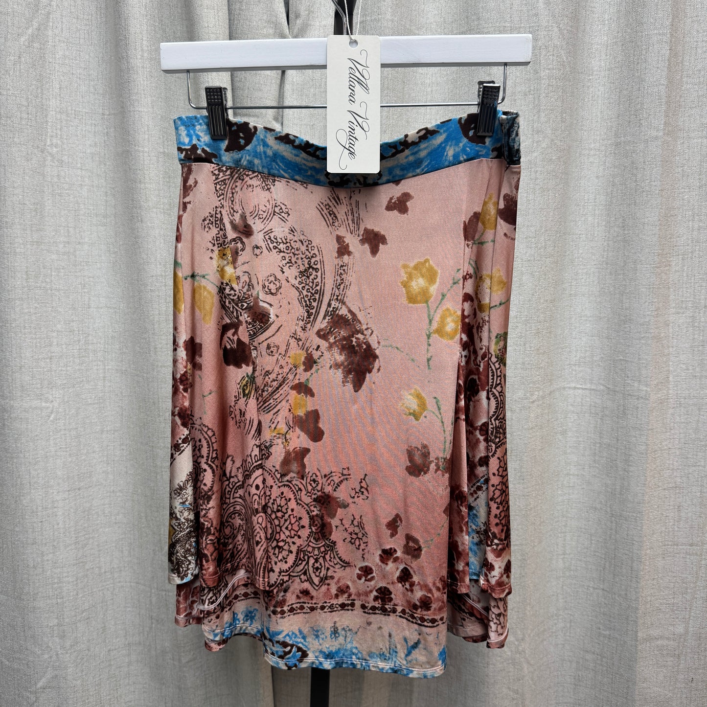 Plein Sud Floral Print Midi Skirt