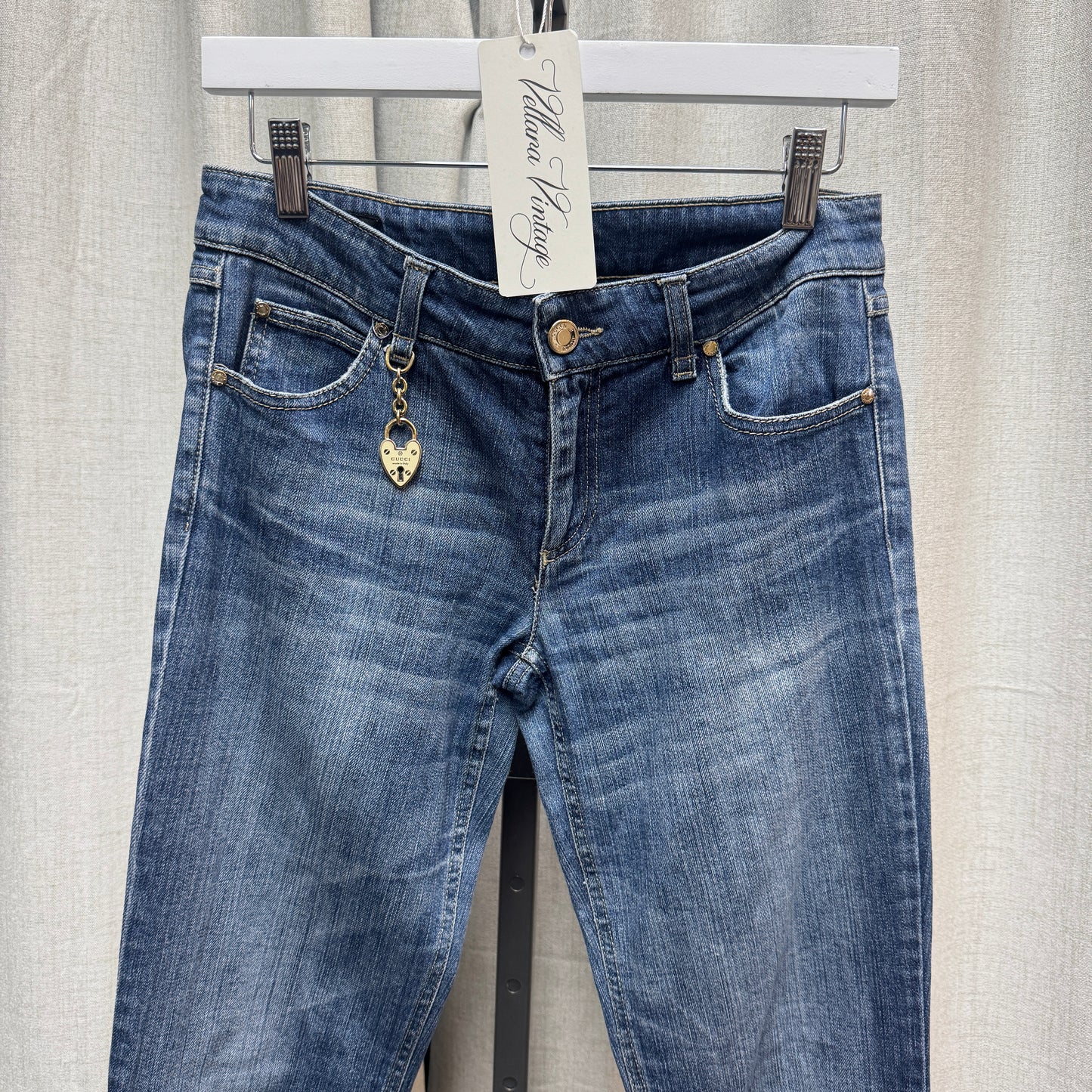 Gucci Charm Slim Bootcut Jeans