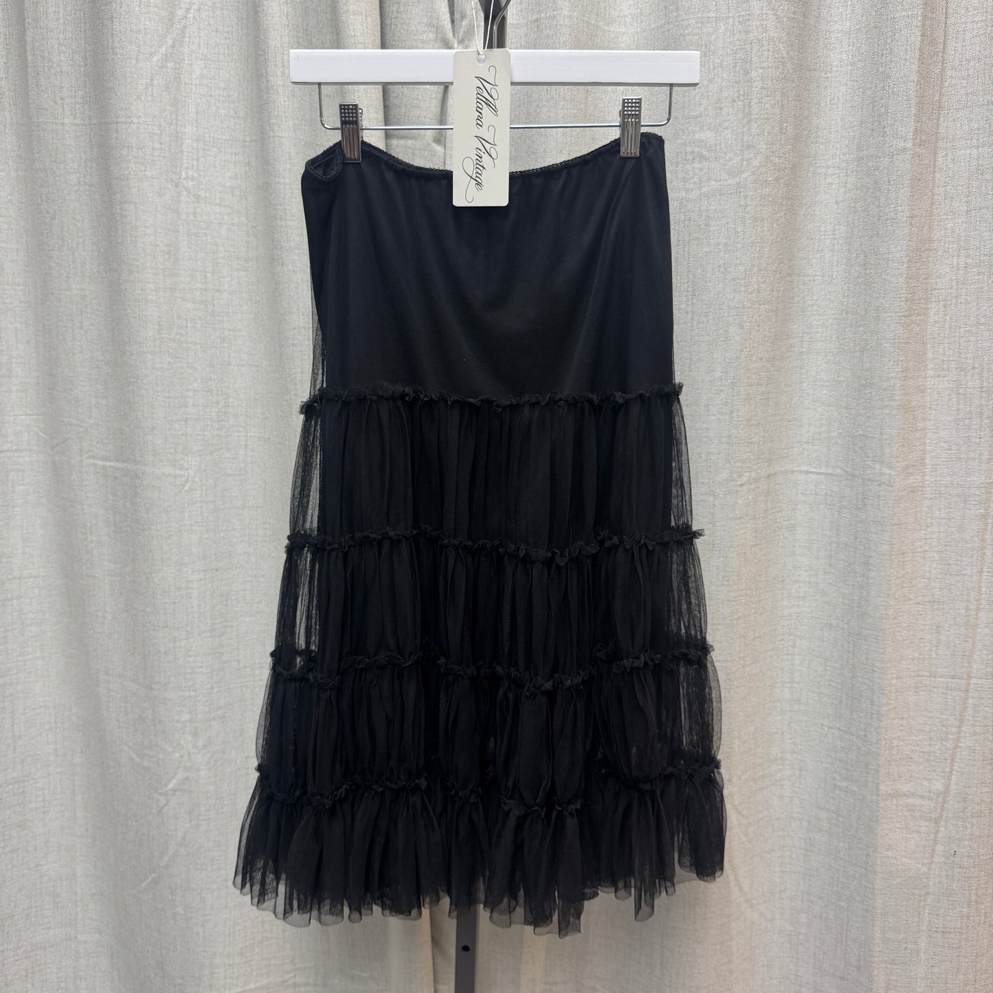 Black Tiered Tulle Tutu Skirt