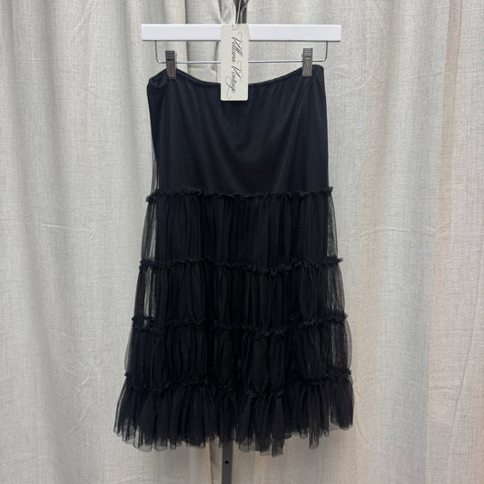 Black Tiered Tulle Tutu Skirt