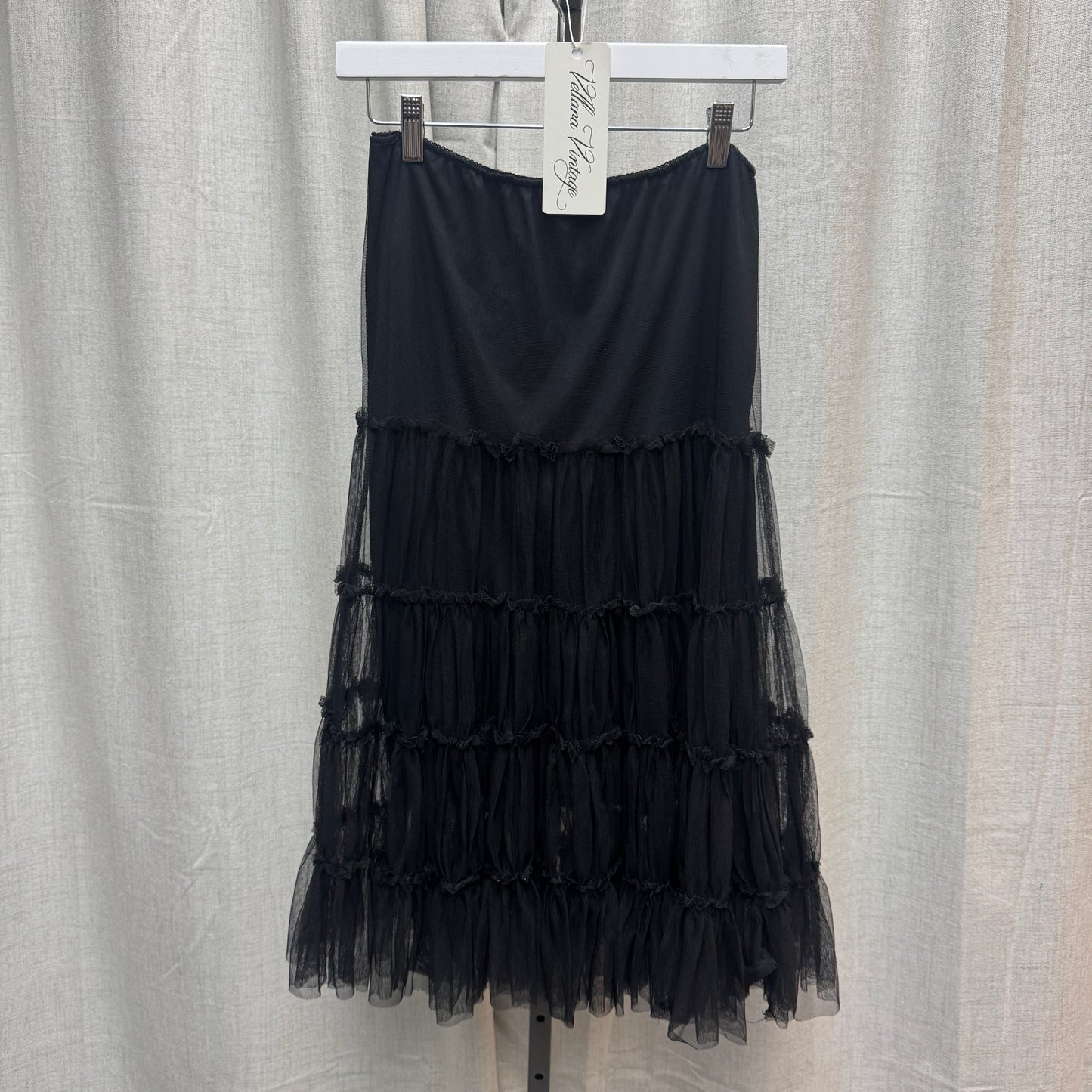 Black Tiered Tulle Tutu Skirt