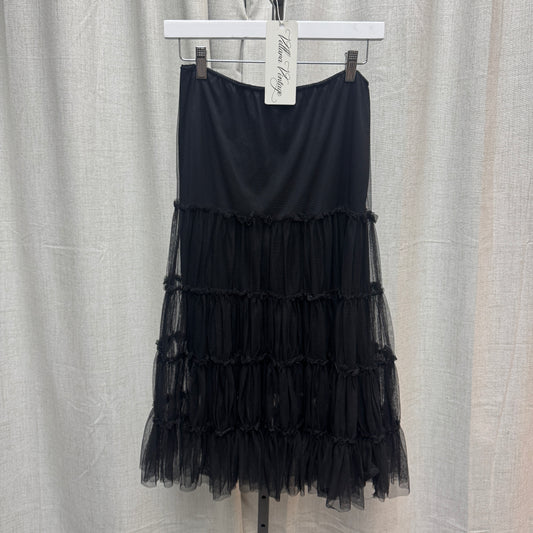 Black Tiered Tulle Tutu Skirt