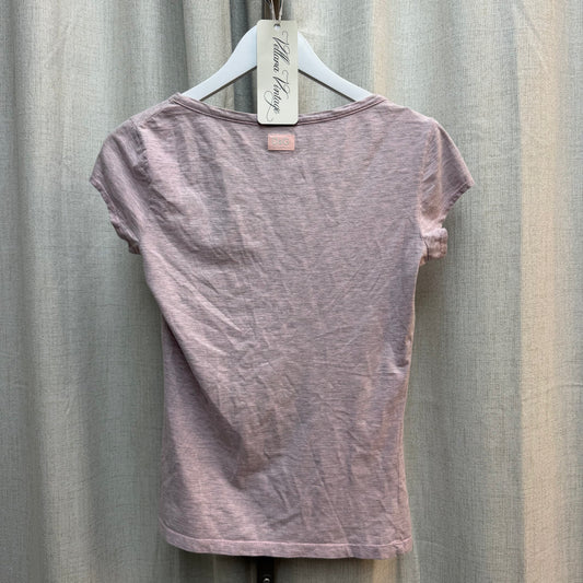 D&G S/S 2004 "Shopping Makes Me Feel Better" Purple Tee