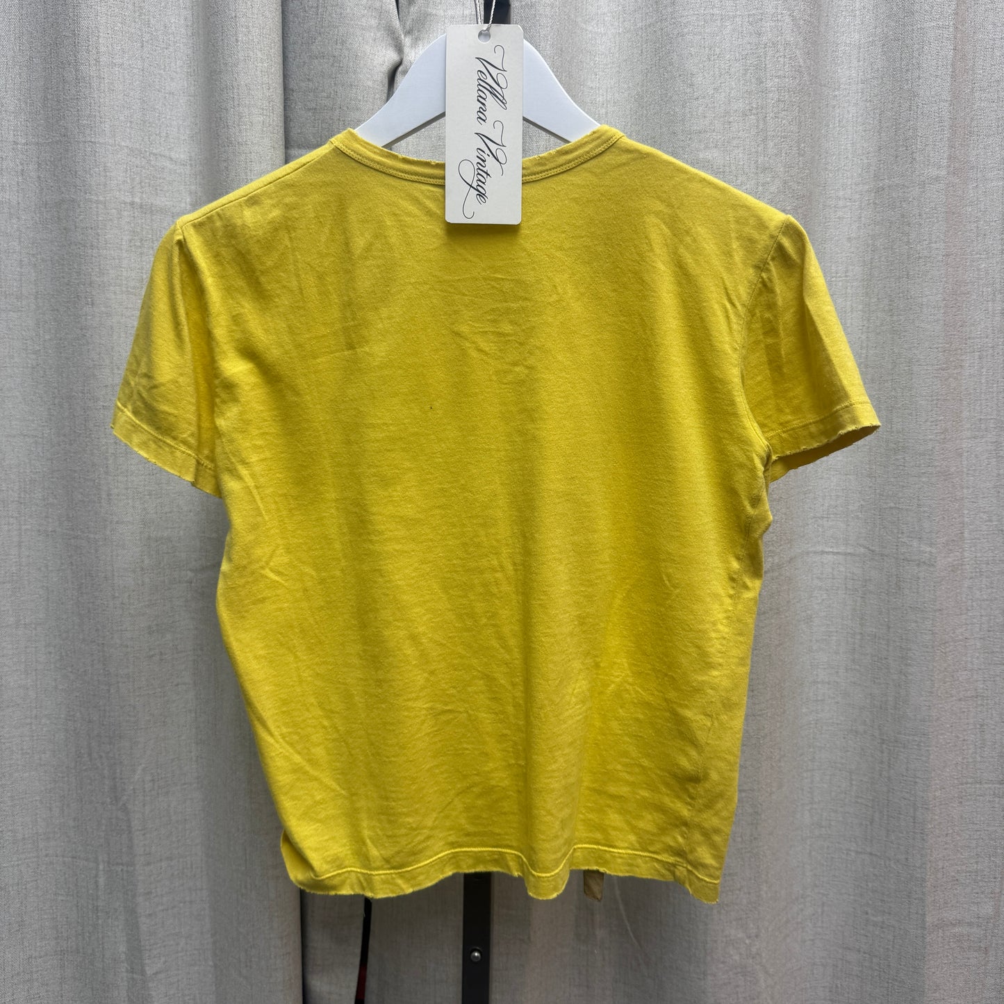Prada Yellow Beaded Embellished Short Sleeve Shirt