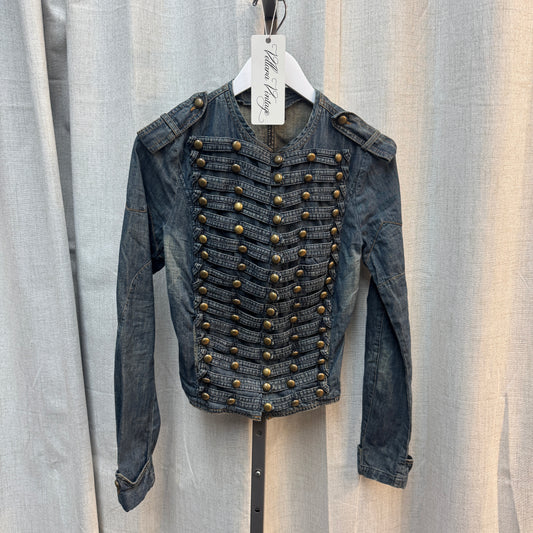 Plein Sud Denim Military Jacket