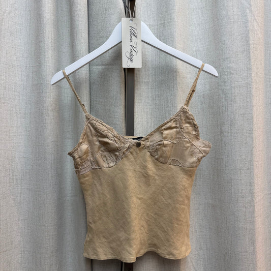 Tan Linen Cami