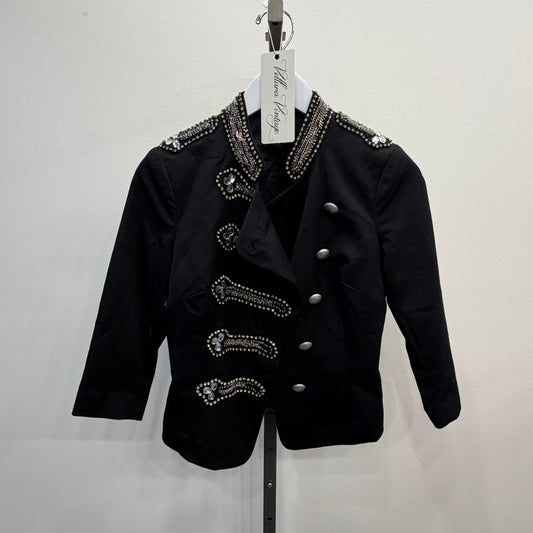 Bebe Bedazzled Napoleon Style Jacket