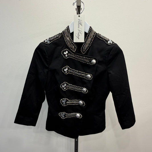Bebe Bedazzled Napoleon Style Jacket