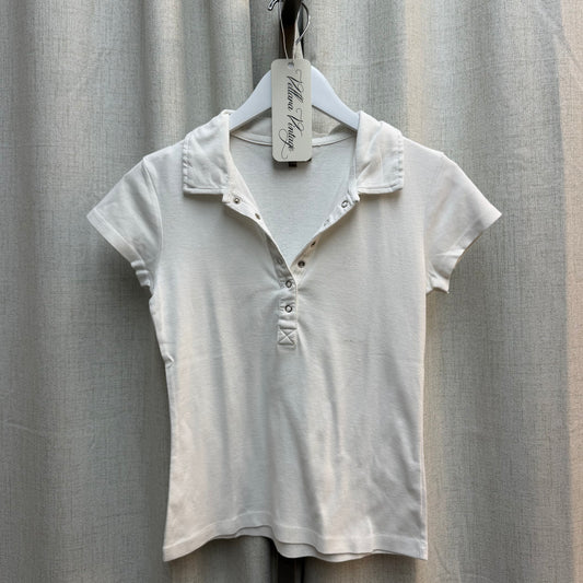 White Polo Top