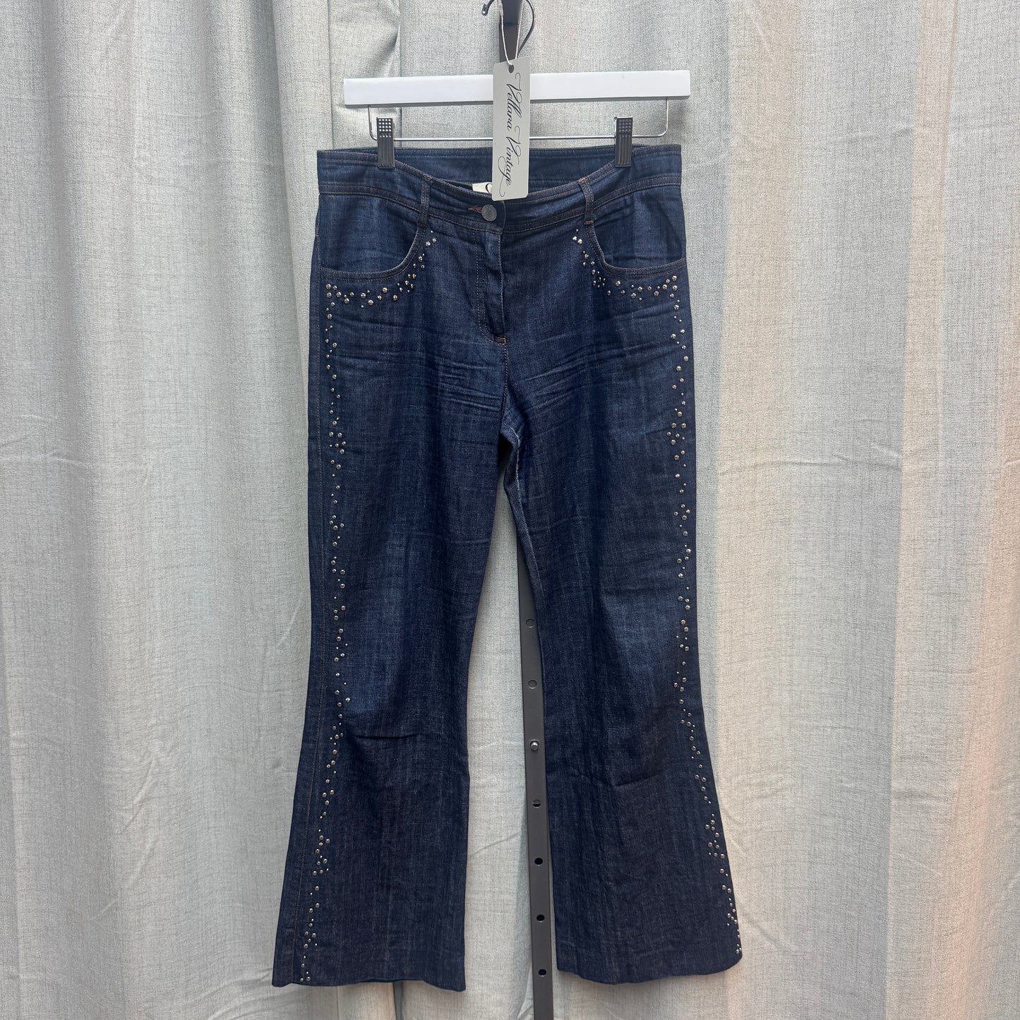 Chloé S/S 2001 by Stella McCartney Studded Flare Jeans