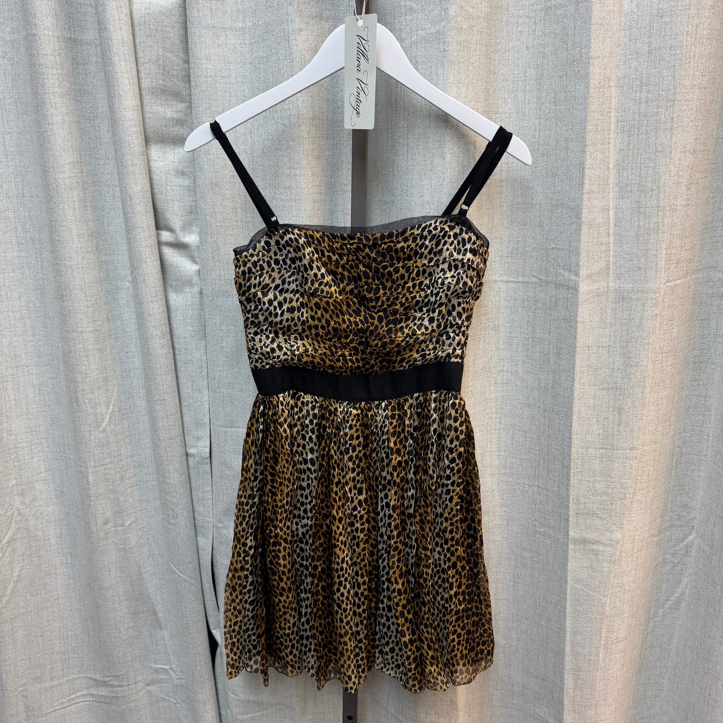 D&G Cheetah Print Silk Dress