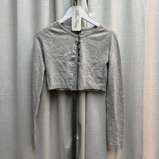 Grey D&G Tube Top and Cardigan Set