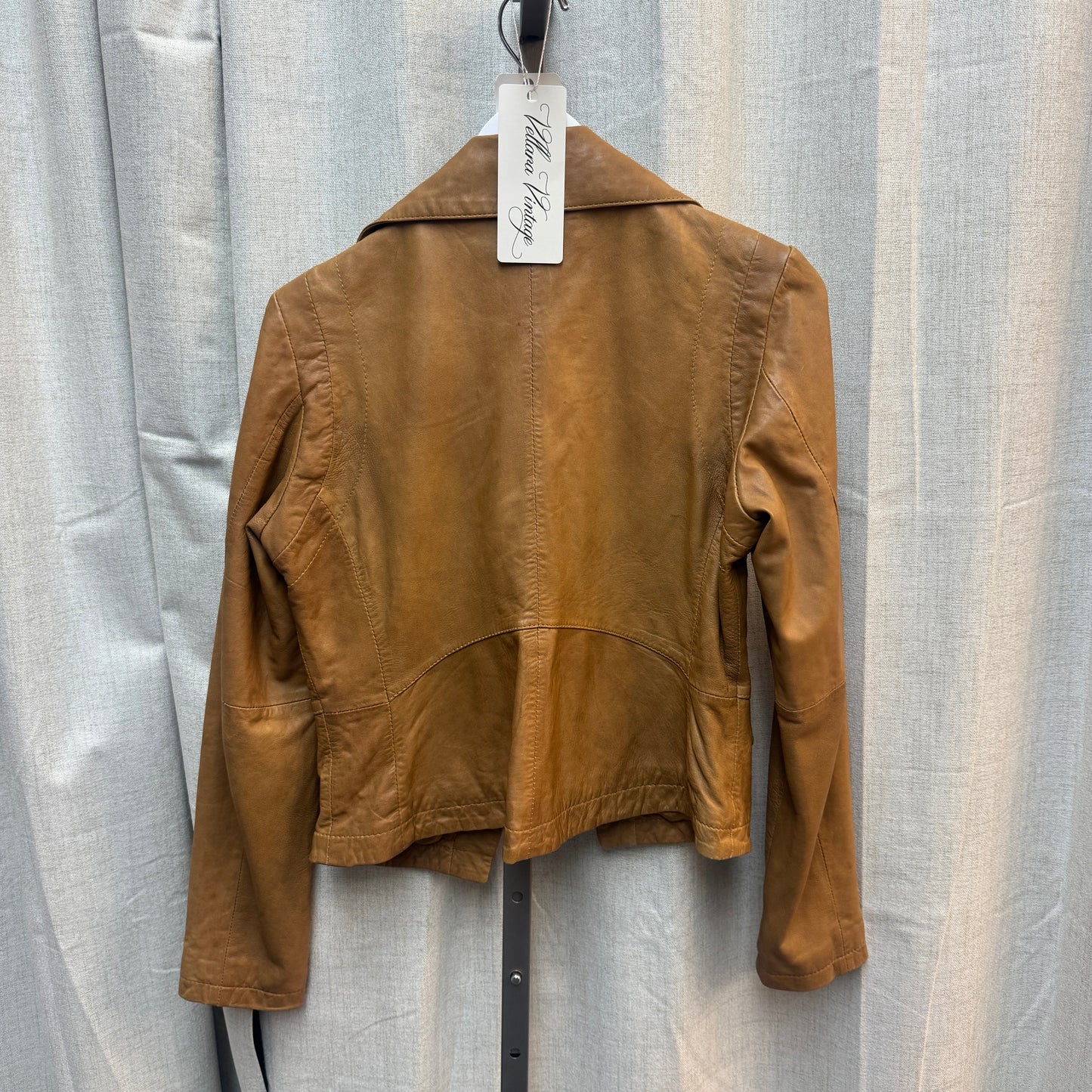 Camel Tan Leather Jacket