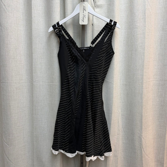 Black and White Mini Dress