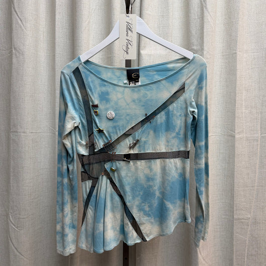 Just Cavalli Asymmetrical Tie-dye Top