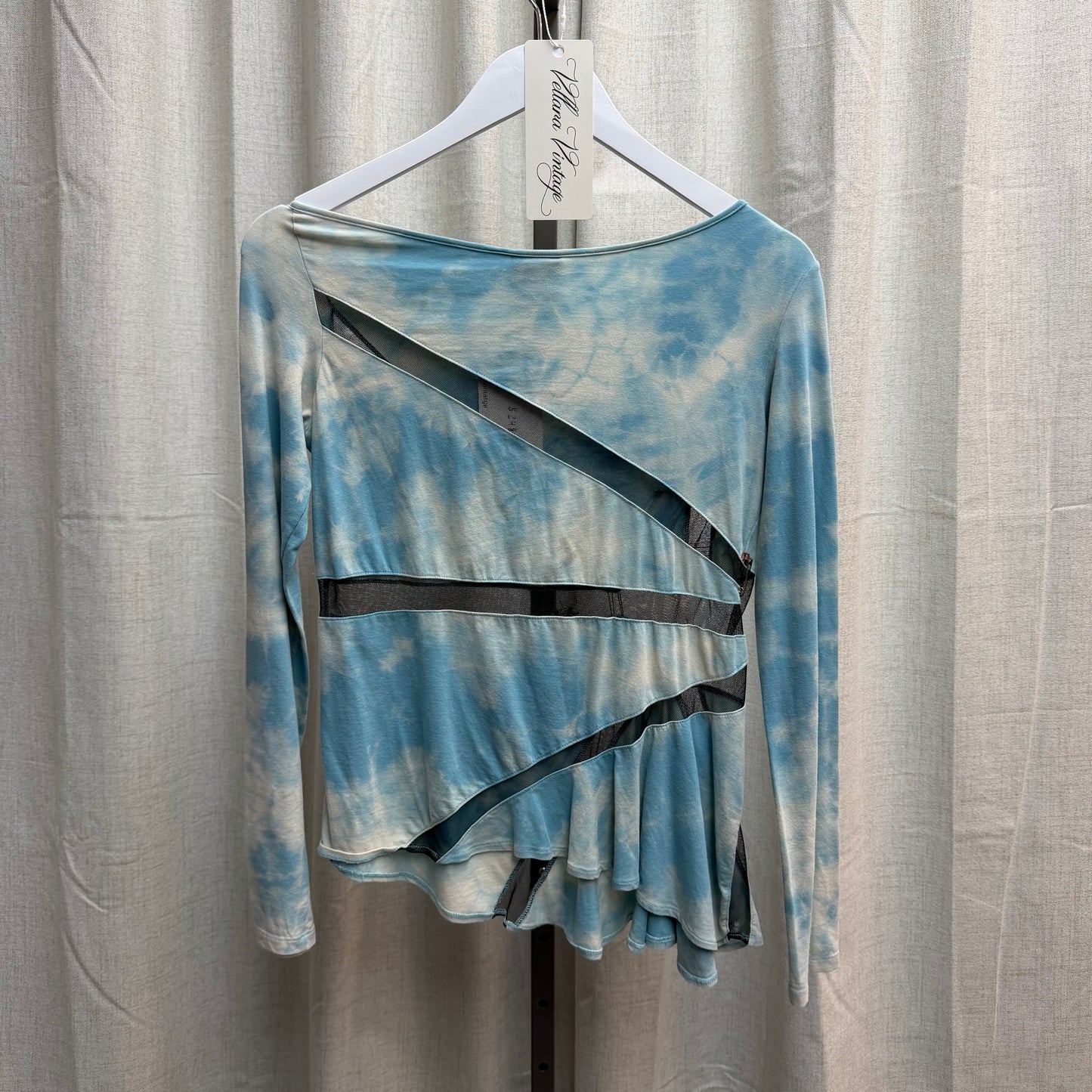 Just Cavalli Asymmetrical Tie-dye Top