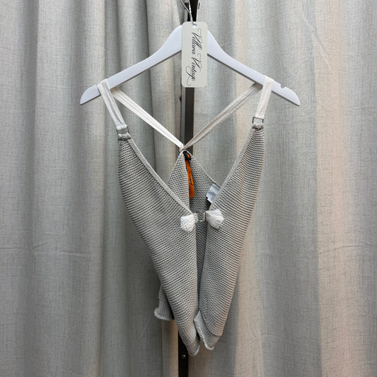 Crop Copine Grey Knit Tank
