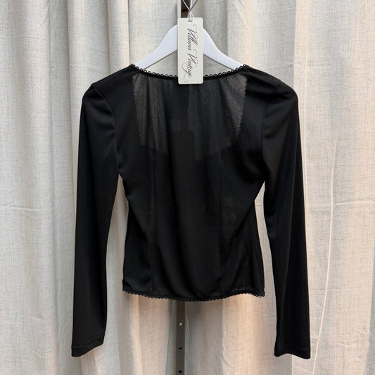 D&G Long Sleeve Bustier Top