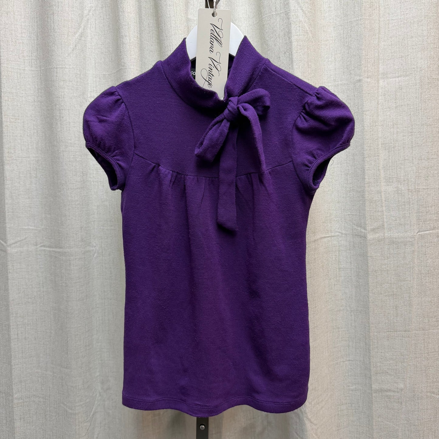 Purple Knit Sweater Top