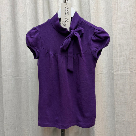 Purple Knit Sweater Top