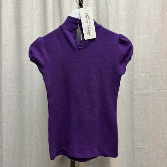 Purple Knit Sweater Top