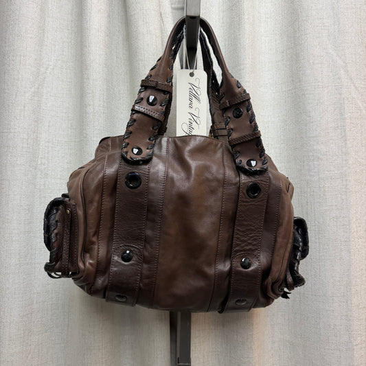 Chloé Brown Leather Silverado Shoulder Bag